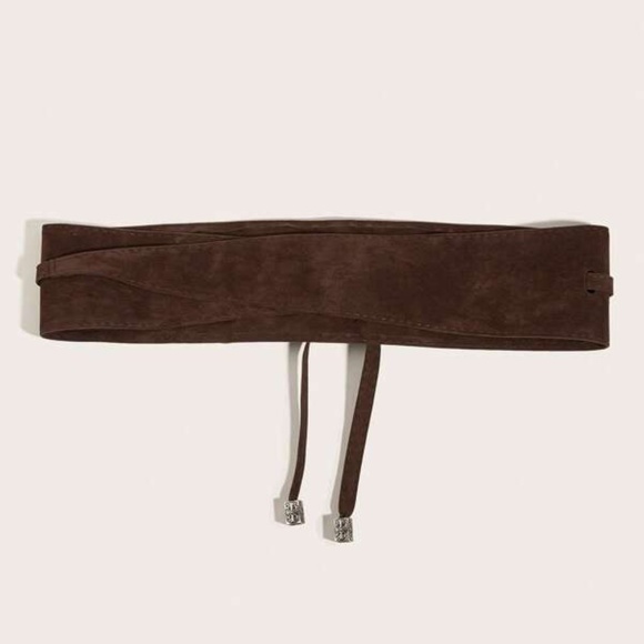 Luxe Vegan Suede Wrap Belt - Picture 7 of 11